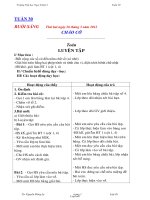 Giáo án Ngữ văn Lớp 6 - Tiết 77 đến 84 - Năm học 2011-2012