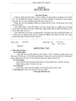 Giáo án Ngữ văn 6 - Tuần 27 - Năm học 2011-2012