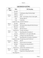 Giáo án Lớp 4 - Tuần 21 - Năm học 2005-2006