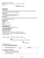 Giáo án môn Ngữ văn Lớp 6 - Tiết 41 đến 55 - Năm học 2010-2011