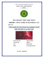 K62CNSHC-13-620576-Đinh Thị Hiên-SH03006-Công nghệ tế bào động vật-Bài thi kết thúc học phần