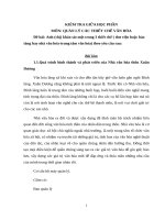 QUẢN LÝ CÁC THIẾT CHẾ VĂN HÓA Anh (chị) khảo sát một trong 3 thiết chế (thư viện hoặc bảo tàng hay nhà văn hóa, trung tâm văn hóa)