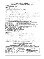 CHỦ đề vận ĐỘNG tiết 7, 8, 9, 10, 11, 12 