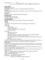 Giáo án Ngữ văn Lớp 6 - Tiết 121 đến 129 - Năm học 2010-2011