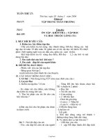 Giáo án Ngữ văn 6 - Tuần 5, Tiết 20: Lời văn đoạn văn tự sự