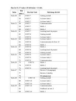 Giáo án Tiếng Anh 6 sách mới học kỳ 2 soạn đầy đủ đẹp nhất theo công văn 5512