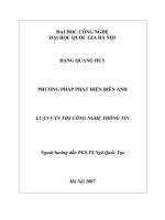 Phương pháp phát hiện biên ảnh 