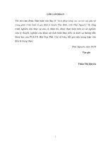 Giải pháp nâng cao vai trò của phụ nữ trong phát triển kinh tế gia đình ở huyện Phú Bình, tỉnh Thái Nguyên (Luận văn thạc sĩ)