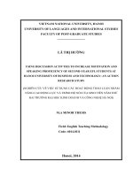 Using using discussion activities to increase motivation and speaking proficiency of second year efl students at hanoi university of business and technology 