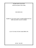 Nghiên cứu xây dựng mạng cảm biến không dây dựa theo giao thức leach và zigbee 
