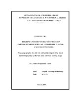 Xây dựng sự tự tin cho sinh viên khi học kỹ năng nói tiếng anh ở một trường đại học tại hà nội 