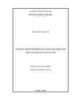 Xây dựng một số mô hình toán về trường không đổi phục vụ giảng dạy vật lý cơ sở 