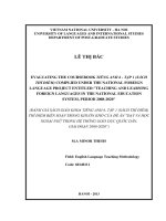 Đánh giá sách giáo khoa tiếng anh 