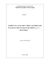 Nghiên cứu giao thức thiết lập phiên sip ứng dụng cho xây dựng hệ thống dịch vụ ip centrex 