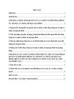 Tiểu luận Luật Dân sự (Phân tích quyền của cá nhân về đời sống riêng tư, bí mật cá nhân, bí mật gia đình. Hãy sưu tầm và phân tích một vụ việc về xâm phạm quyền về đời sóng riêng tư, bí mật cá nhân, bí mật gia đình trên cơ sở các quy định của pháp luật dâ