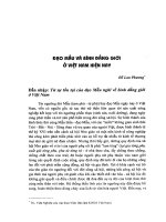 Đạo mẫu và bình đẳng giới ở việt nam hiện nay 