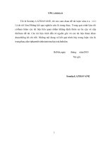 (Luận văn thạc sĩ) Nghiên cứu kỹ thuật sử dụng nước thải sinh hoạt để tưới cho cây trồng