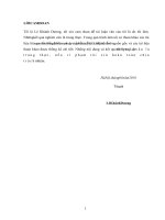 (Luận văn thạc sĩ) Đánh giá ảnh hưởng của biến đổi khí hậu và phát triển kinh tế  xã hội đến sự thiếu hụt nước cấp của hồ chứa Cẩm Quỳ, huyện Ba Vì, Hà Nội