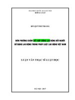 Đơn phương chấm dứt hợp đồng lao động bởi người sử dụng lao động trong pháp luật lao động việt nam 