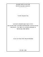 Xây dựng website học trực tuyến để tổ chức học tập theo mô hình học tập đảo ngược chương ii cấu trúc của tế bào sinh học 10 trung học phổ thông 