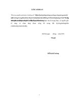(Luận văn thạc sĩ) Một số giải pháp tăng cường công tác quản lý môi trường trong khai thác than trên địa bàn thị xã Đông Triều, tỉnh Quảng Ninh