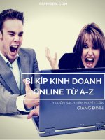 Sách bí quyết kinh doanh online từ a tới z