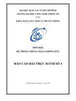 Báo cáo LAB 4: NETFILTER MODULE Hệ thống nhúng mạng không dây