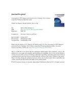 Assessment of TFP change at provincial level in vietnam new evidence using färe primont productivity index 