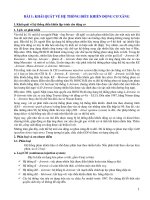 BÀI 1: KHÁI QUÁT VỀ HỆ THỐNG ĐIỀU KHIỂN ĐỘNG CƠ XĂNG