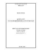 Quyền an tử và hợp pháp hóa quyền an tử tại việt nam 