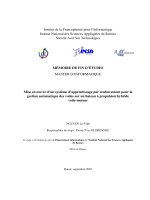 Mise en oeuvre d’un système d’apprentissage par renforcement pour la gestion automatique des voiles sur un bateau à propulsion hybride voile moteur 