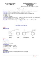 Đề thi HK2   hóa  11   THPT lê duẩn   ninh thuận 2016   2017   có lời giải