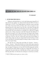 Xây dựng hệ sinh thái dữ liệu mở cùng cmcn 4 0 