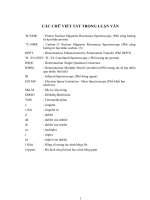 LUẬN VĂN ĐẠI HỌC HOÀN CHỈNH (Y DƯỢC) chiết tách, tinh chế, xác định cấu trúc một số hợp chất alcaloid trong rễ cây lỏ ngún (gelsemium elegans benth) ở việt nam