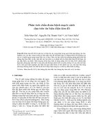 Phân tích chẩn đoán bệnh mạch vành dựa trên tín hiệu điện tâm đồ 