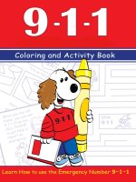 SÁCH TÔ MÀU kết hợp luyện TIẾNG ANH cho trẻ tiểu học: Nội dung cứu hộ khẩn cấp 911