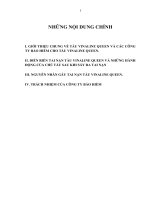 TIỂU LUẬN về tàu VINALINE QUEEN và các CÔNG TY bảo HIẾM CHO tàu VINALINE QUEEN (NGÀNH y dược)