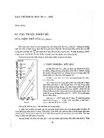 Sự phụ thuộc nhiệt độ của điện trở của co3 xmnxo4 