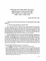Thơ chữ hán trên điện thái hòa một di sản tư liệu có giá trị khi nghiên cứu thời nguyễn 1802 1945 ở việt nam 