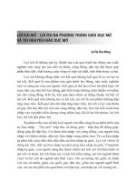 Lợi ích mở lợi ích đa phương trong giáo dục mở và tài nguyên giáo dục mở 