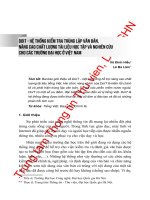 Doit hệ thống kiểm tra trùng lặp văn bản nâng cao chất lượng tài liệu học tập và nghiên cứu cho các trường đại học ở việt nam 