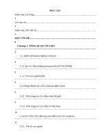 ĐÊ TÀI KHẢO SÁT SỰ CỐ Y KHOA TẠI BỆNH VIỆN ĐA KHOA THÀNH PHỐ HÀ TĨNH NĂM 2019