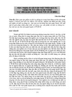 Thực trạng và giải pháp phát triển dịch vụ thông tin thư viện tại hệ thống thư viện quận huyện thành phố hồ chí minh 
