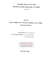 Một nghiên cứu về mạng không tắc nghẽn 