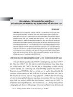 Tác động của cách mạng công nghiệp 4 0 đến xây dựng mô hình đại học định hướng đổi mới sáng tạo 