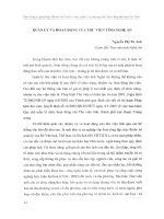 Quản lý và hoạt động của thư viện tỉnh nghệ an 