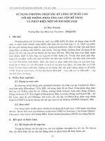 Sử dụng phương pháp sắc ký lỏng áp suất cao với hệ thống phản ứng sau cột để tách và phát hiện một số ion kim loại 