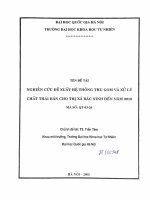 Nghiên cứu đề xuất hệ thống thu gom và xử lý chất thải rắn cho thị xã bắc ninh đến năm 2010 