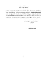 (Luận văn thạc sĩ) Nghiên cứu hiện tượng thấm của đập tràn, hồ chứa Khe Lau  Hà Tĩnh, và biện pháp xử lý nhằm vận hành an toàn công trình