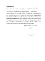 (Luận văn thạc sĩ) Nghiên cứu khả năng tích lũy Cacbon hữu cơ trong đất rừng có cây Guột và đề xuất giải pháp tăng cường dự trữ cacbon trong đất